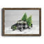 Home for Christmas - Reproduction d'art graphique sur toile encadrée-474559446-474559453