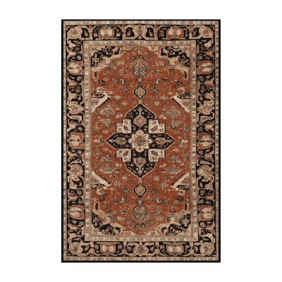 Tapis brun lavable à la machine
