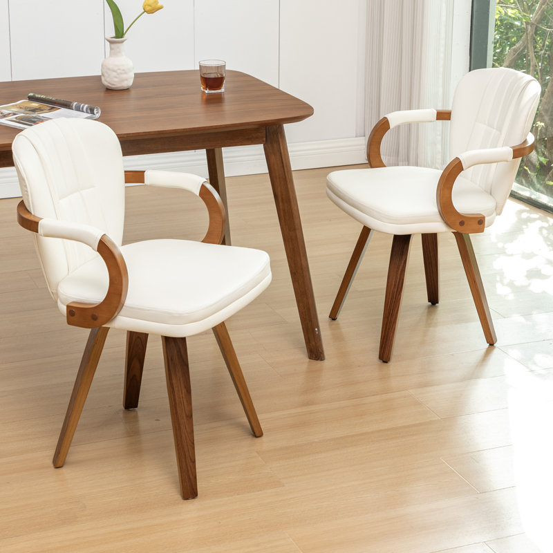 51cm H Upholstered Armchair, White