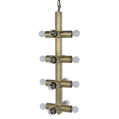Axe - Light Antique Brass Unique/Statement Pendant