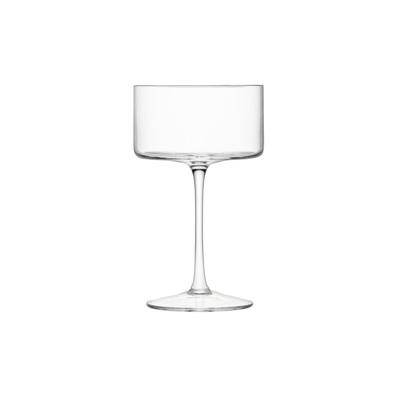 Lulu 10.5 oz. Handmade Coupe and Martini Glass Set