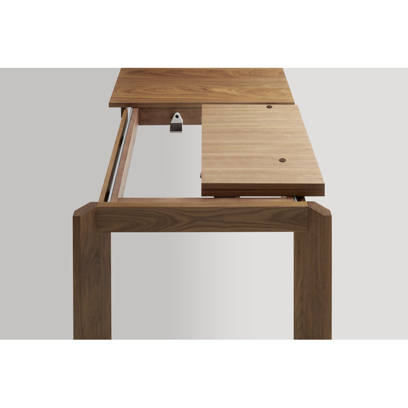 Moreover Solid Wood Dining Table, Walnut, 37" W x 84" L