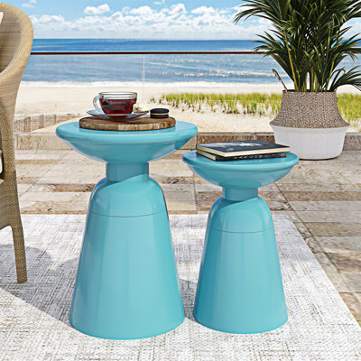 Ensemble de tables d'appoint d'extérieur