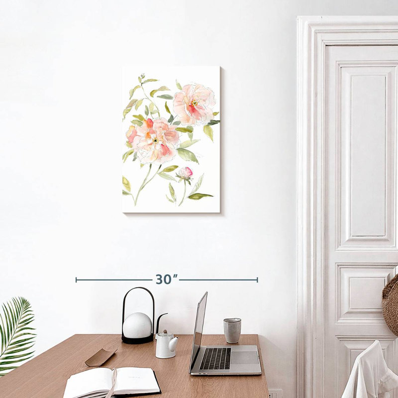 Harnek Sketchbook Cottage Rose II, 24" H x 16" W