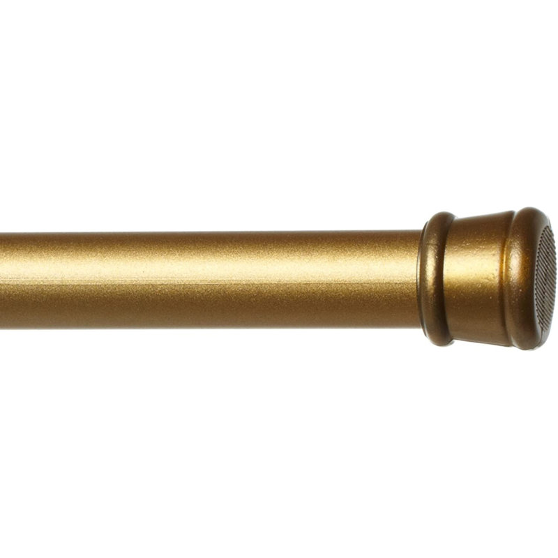 41'' Straight Tension Shower Curtain Rod, Gold