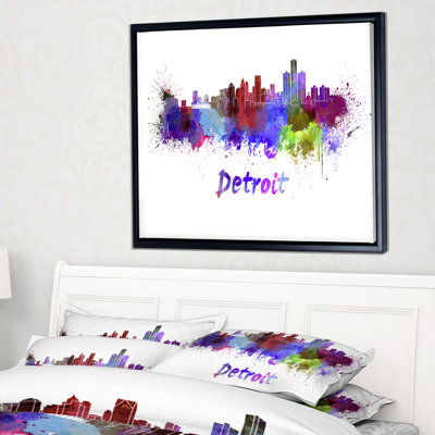 « détroit horizon », peinture sur toile encadrée