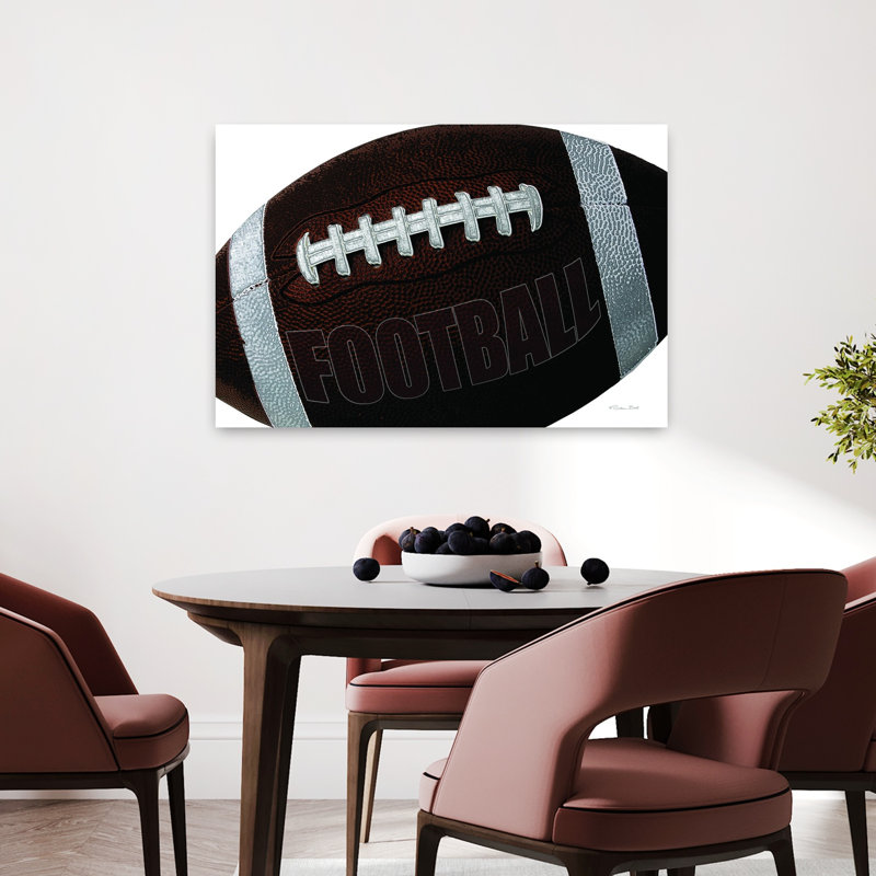 Football, art contemporain, H 24 po x l 36 po