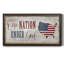 «One Nation Under God», art textuel sur toile-1721891164