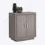 Armoire de rangement, finition gris moyen