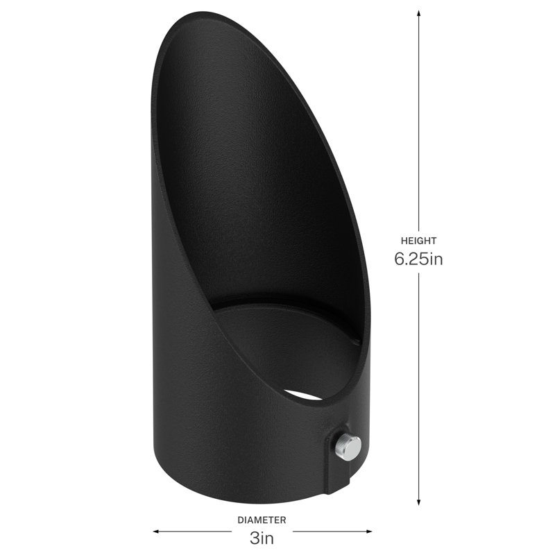 Accessoire pour grand capot long Varia en noir texturé, Noir texturé