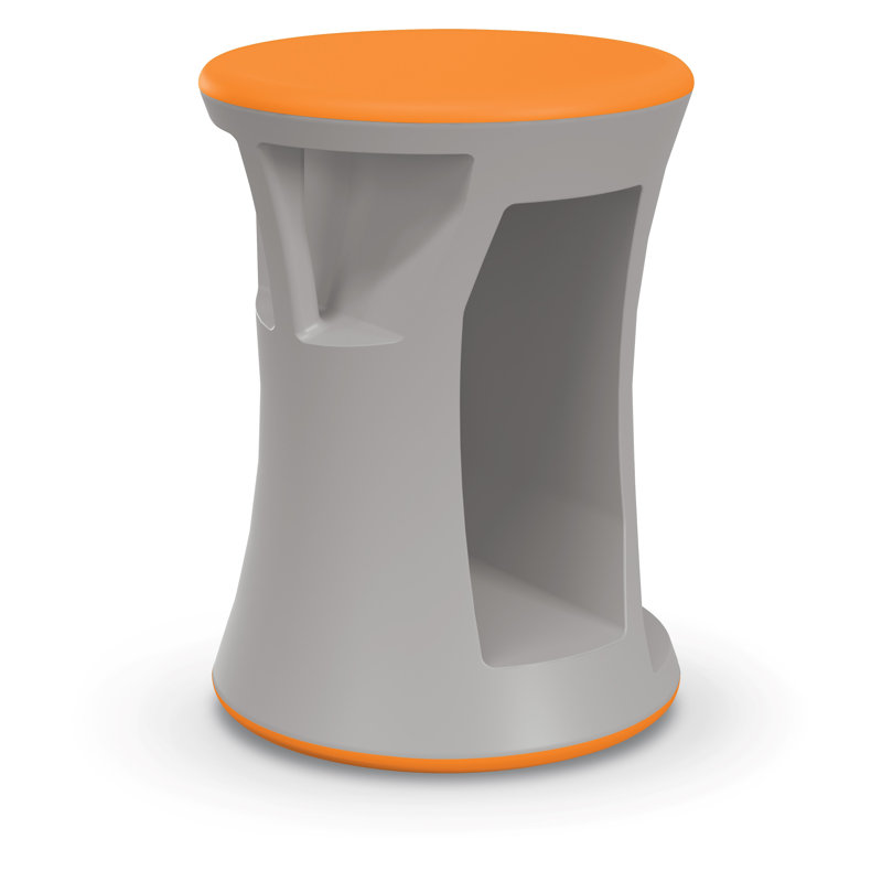 Tabouret de salle de classe 17 po Flipz, Orange