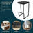 Mengia Leather Bar Stool Upholstered Counter Stool with Quilted Seat and Footrest Kitchen Stool-1824168464-1824168467