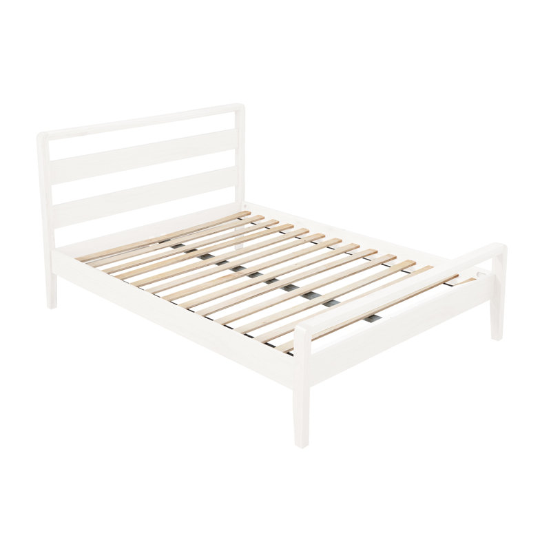 Tenbury Bed, White, Double (4'6)