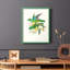 «Lime & Cerulean Parrots II», reproduction encadrée - bois massif-1391808201-1391808203