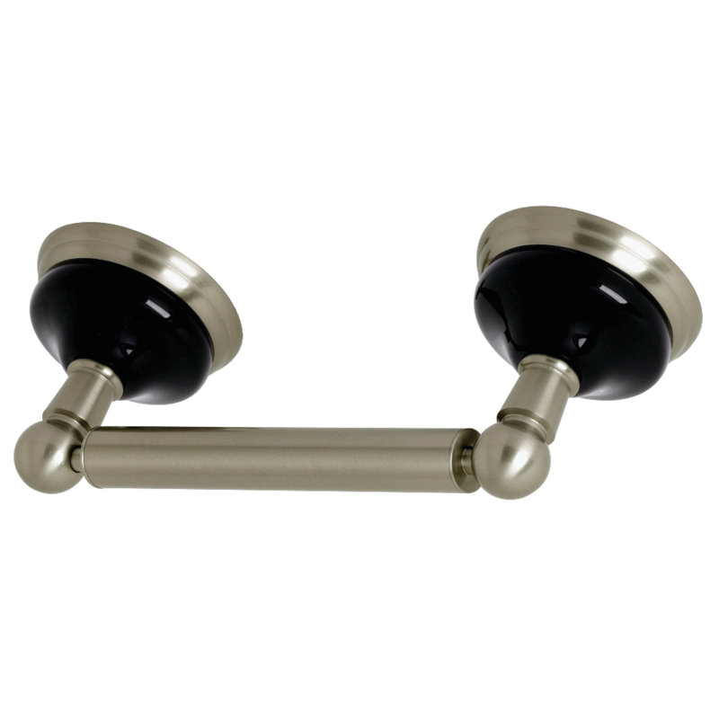 Kingston Brass Water Onyx Toilet Paper Holder, Brushed Nickel