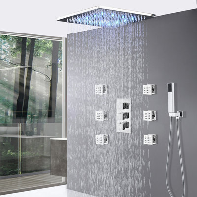 Thermostatic All-In-One Kit with Rough in-Valve