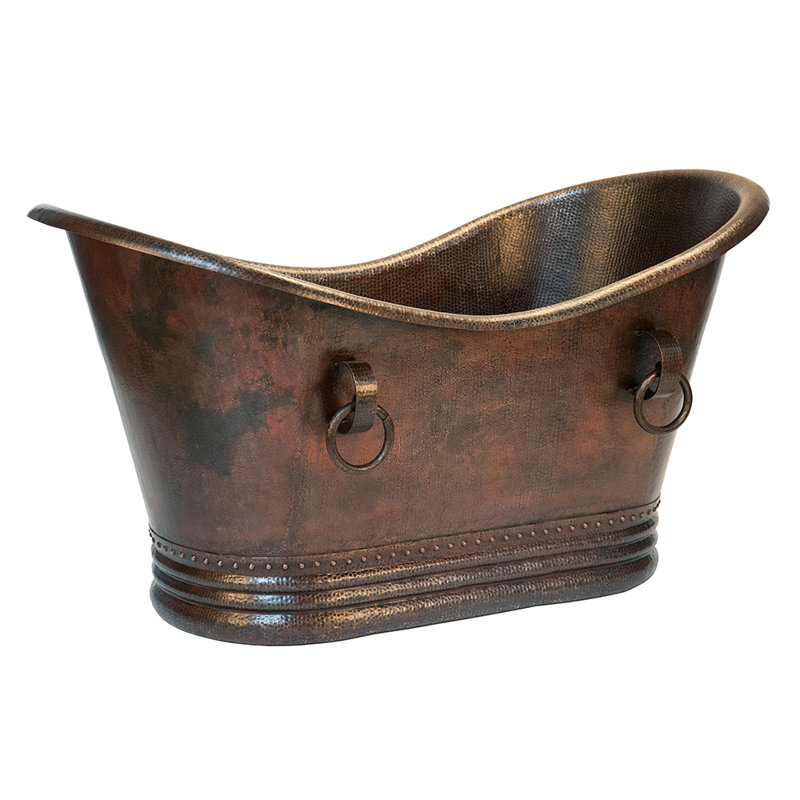 Premier Copper Products BSP5_BTDR60DB Bathtub And Drain Package
