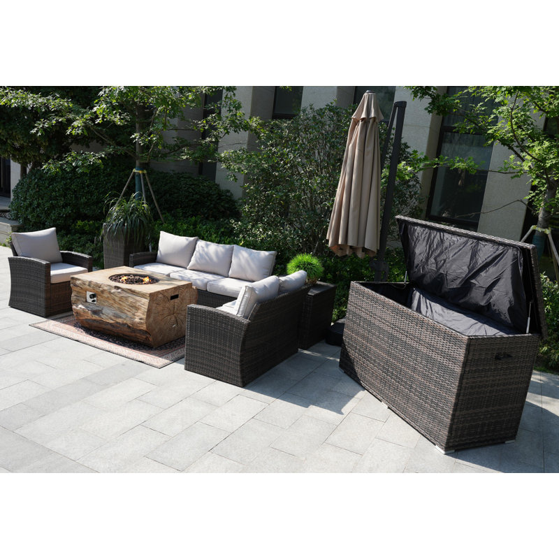 - Person Patio Conversation Set with Cushions