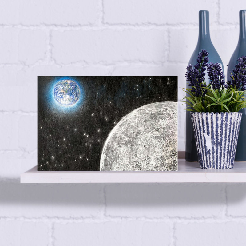 Contemporary Art Abstract Contemporary Landscape Nature Wall Art 1 Piece Wrapped Canvas Wall Art, 30.48cm H x 20.32cm W