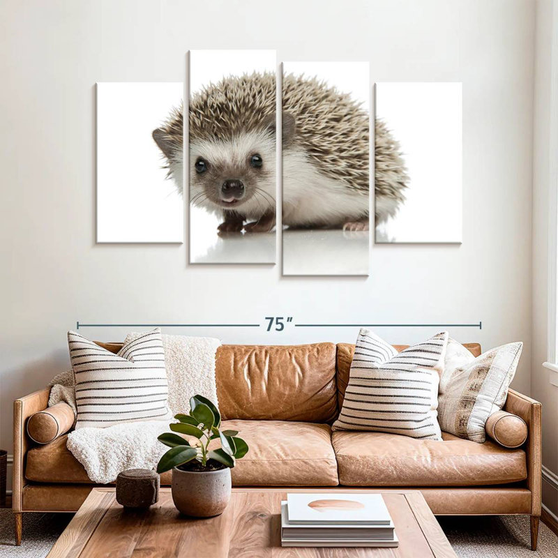 Brampt African Hedgehog, 22" H x 36" W