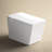 Bathroom Square Smart Toilet With Placed Tank - Remote Managed, Auto Flushing, Heated Seat, Led Screen, User Adjustable Settings, White Built-In For Command, Flush Mechanism, Seat Feature, Panel,-127296419