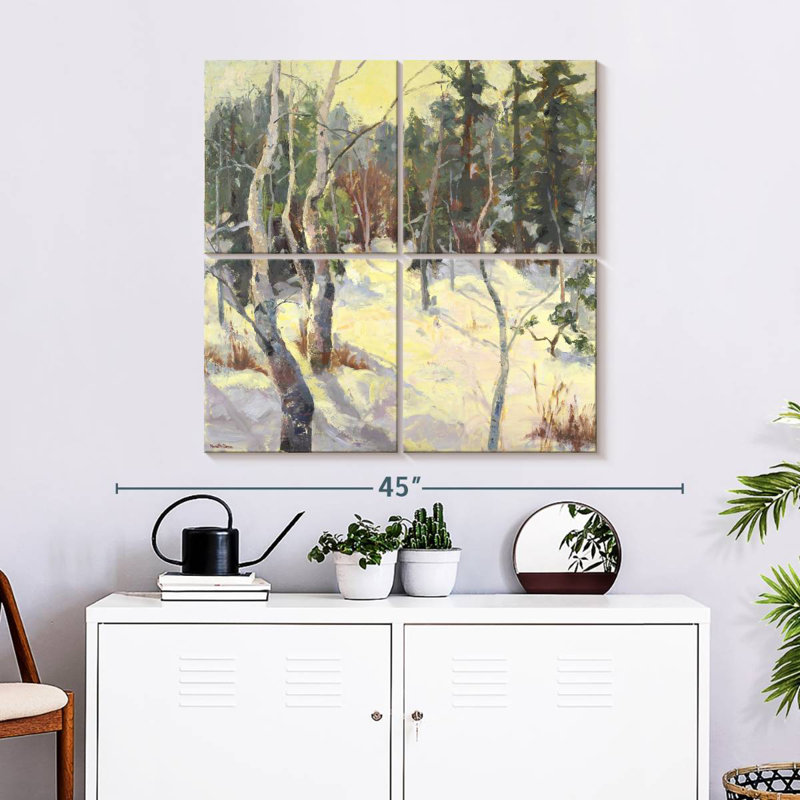 Alvord Four Seasons Aspens IV, 32" H x 32" W