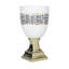 Vase de table en grès blanc / noir Aracelis-830639175