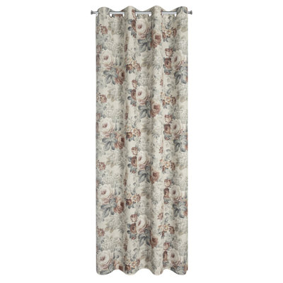 Gwendolyn Semi Sheer Curtain Single Panel