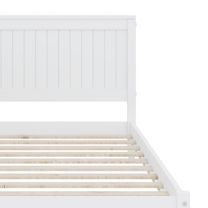 Lit de jour / canapé en bois, Blanc