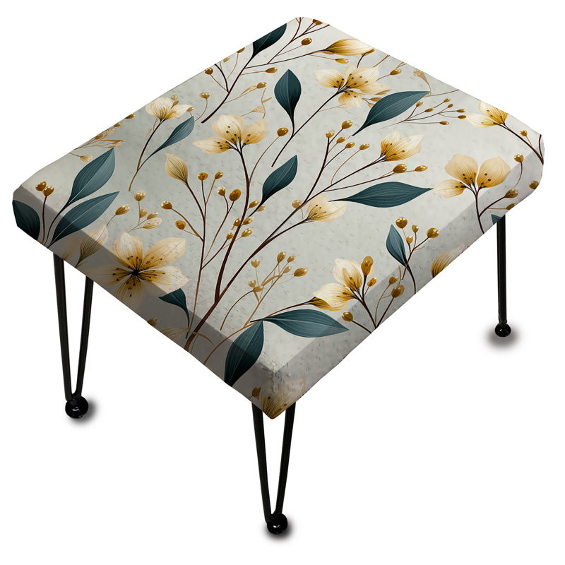 Repose-pieds Subtle Whispers V - Floral