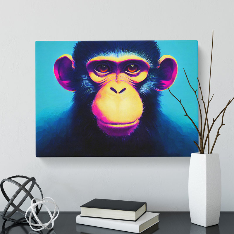 Monkey Vol.3 - Wrapped Canvas, 40cm H x 60cm W x 3cm D