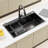 30" Single Bowl Stainless Steel Drop-In Kitchen Sink-114805353