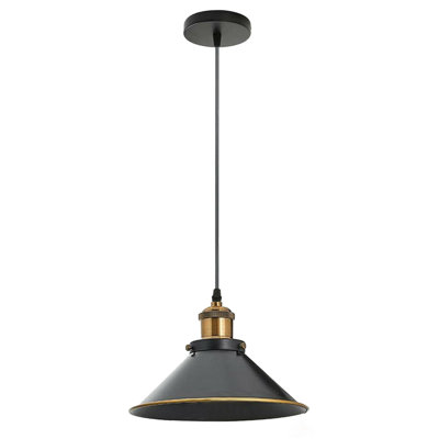 1 - Light Black Single Pendant