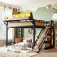 Lit mezzanine avec tablettes coulissantes AdventureNest-130024876-130024879