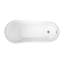 Baignoire de trempage autoportante en acrylique 60 po. X 28,37 po. Julia-63170706
