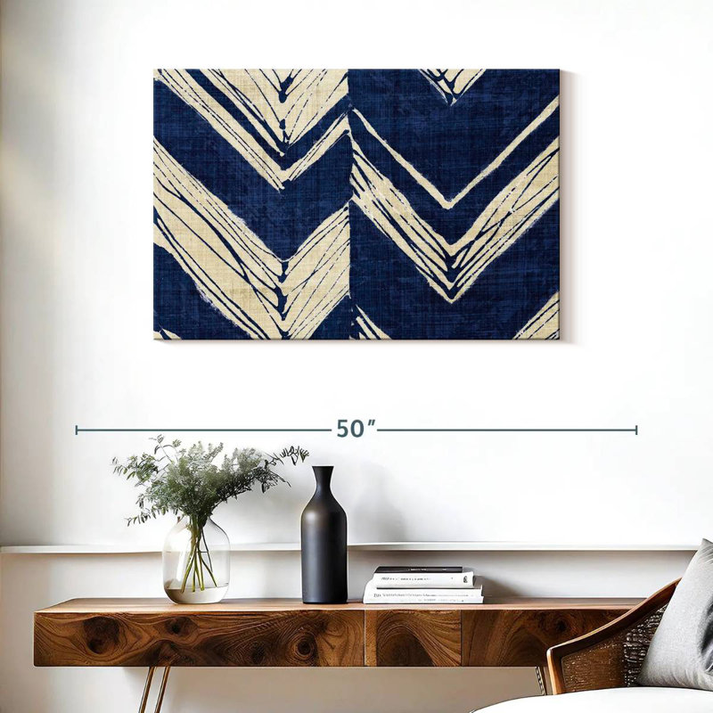 Kerner Indigo Batik II, 24" H x 36" W