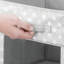 Cube de rangement pour chambre de bébé en tissu avec fenêtre avant mDesign-363231748-363231758