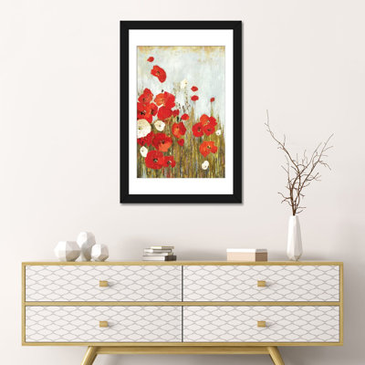 «Poppies in The Wind», reproduction sur toile