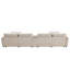 Canapé modulaire modulaire avec repose-pieds et console de rangement mobile-353290003
