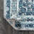 Lazaro Modern Persian Vintage Medallion Light Gray/Blue Rug-1040808431