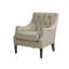 Fauteuil d'appoint Qwen à boutons capitonnés, beige-136386243