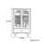 All-Solid Wood Retro Sideboard-663349881