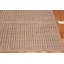 Tapis décoratif moderne crème unique de taille unique
