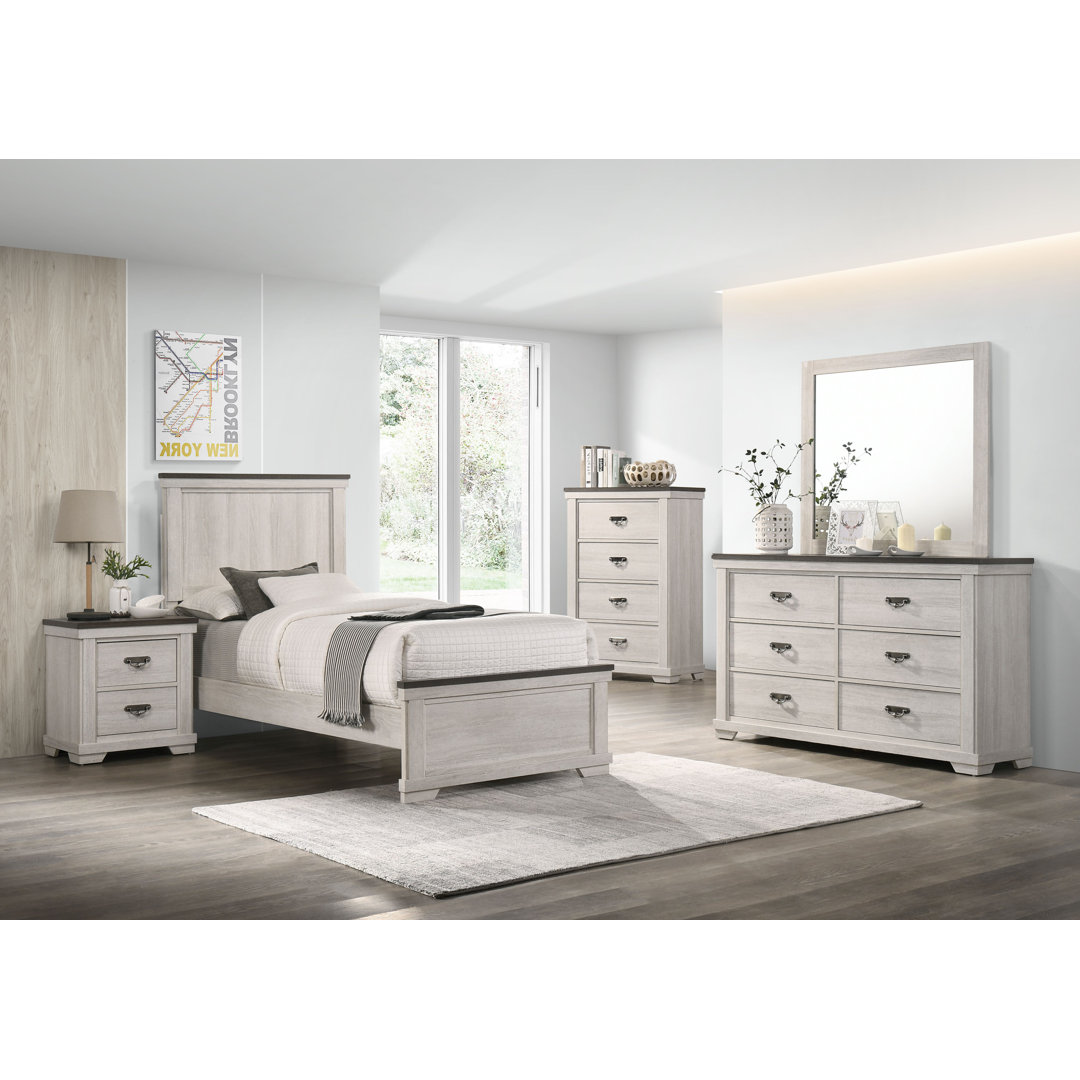 Dareck 6 Piece Bedroom Set August Grove® Bed 