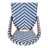 29.5" Outdoor  2  - Navy Blue & White, Aluminum Rust- Frame, Finish, Pe For Garden 2 French Blue/white, Frame With , Rust-, Use
