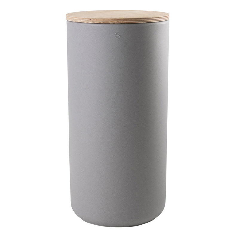 Maisy Pot Planter, 78cm H x 39cm W x 39cm D, Grey