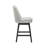 Swivel Bar Stools Set of 2, 26" Counter Height Bar Stool with Solid Wood Legs, Modern Farmhouse Barstool Chairs for Kitchen Island and Counter Height, Performance Fabric in Light Gray-1227697213