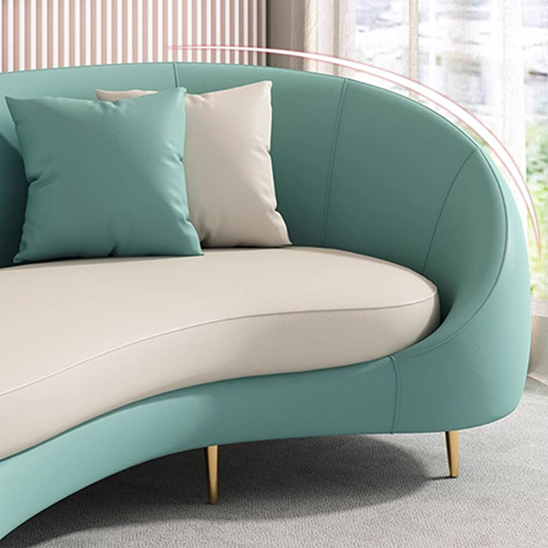 Fauteuil inclinable en éponge de luxe léger, Vert menthe, Orienté à droite