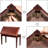 Leather-Top Piano Bench With Storage, 29.5"X13.8"X19"-1721098103