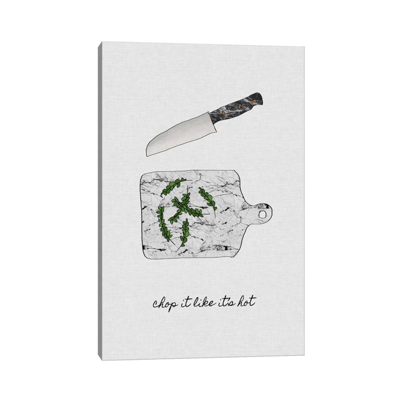 Chop It Like It's Hot by Orara Studio - Wrapped Canvas Gallery-Wrapped Canvas Giclée, 101.6 cm H x 66.04 cm W x 1.91 cm D